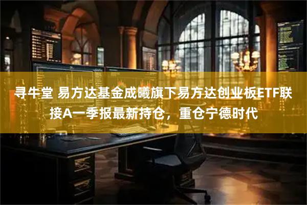 寻牛堂 易方达基金成曦旗下易方达创业板ETF联接A一季报最新持仓，重仓宁德时代