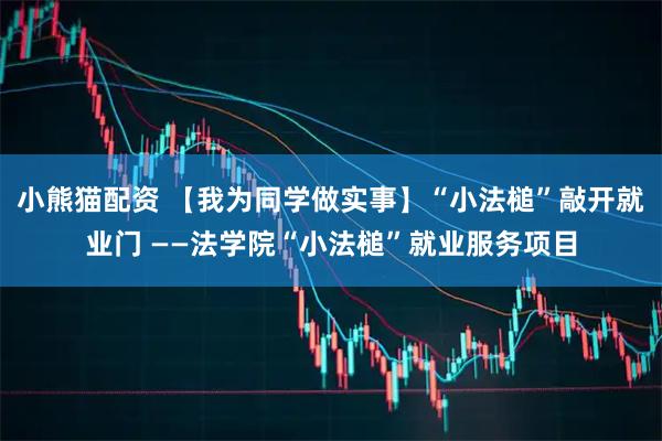 小熊猫配资 【我为同学做实事】“小法槌”敲开就业门 ——法学院“小法槌”就业服务项目