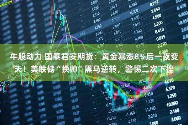 牛股动力 国泰君安期货：黄金暴涨8%后一夜变天！美联储“换帅”黑马逆转，警惕二次下挫