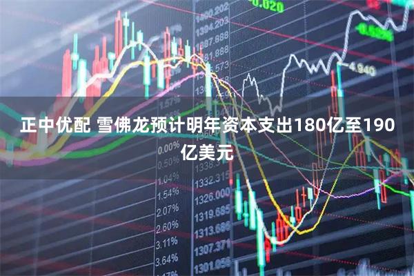 正中优配 雪佛龙预计明年资本支出180亿至190亿美元