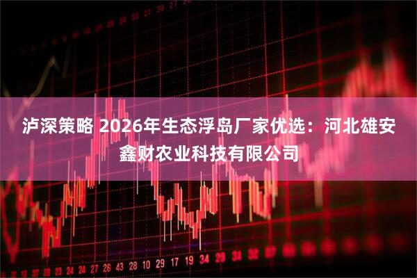 泸深策略 2026年生态浮岛厂家优选：河北雄安鑫财农业科技有限公司